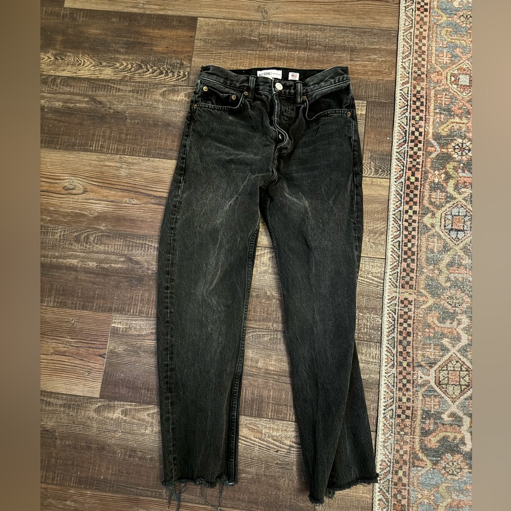 Re/Done Straight Leg Jeans